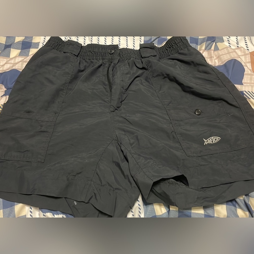 Aftco Men’s Fishing Shorts Size 36 Black